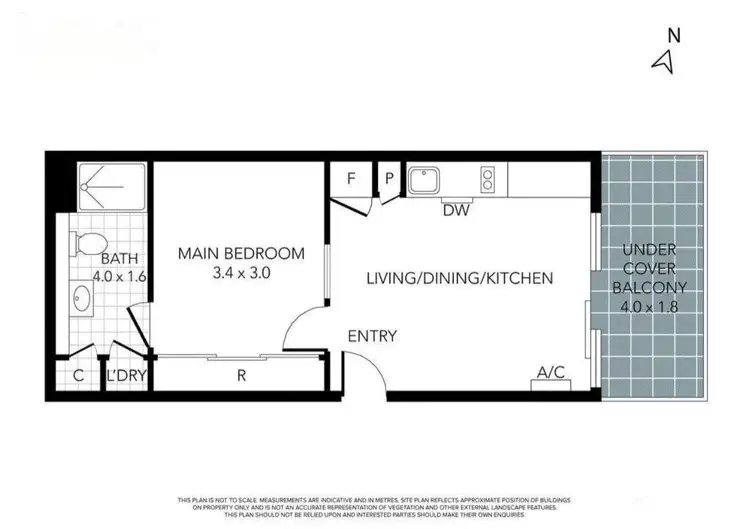 Floorplan of Homely apartment listing, 1109/601 Little Collins Street, Melbourne VIC 3000
