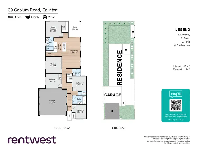 Floorplan of Homely house listing, 39 Coolum Rd, Eglinton WA 6034