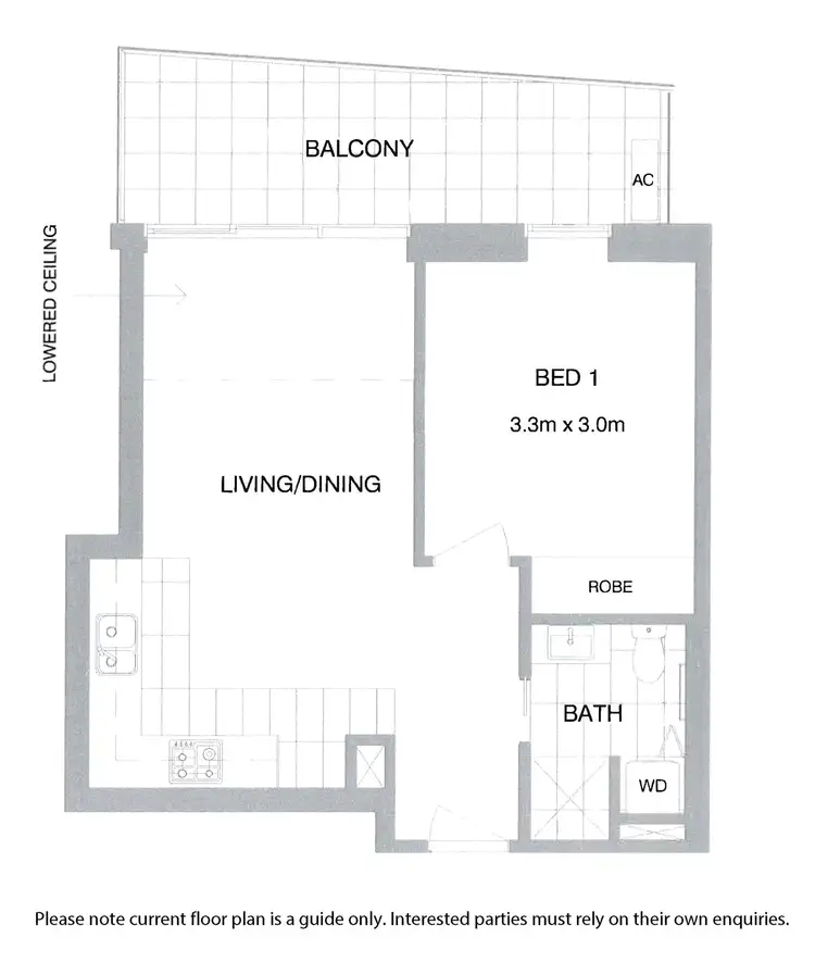 Floorplan of Homely apartment listing, 2813/601 Little Lonsdale Street, Melbourne VIC 3000