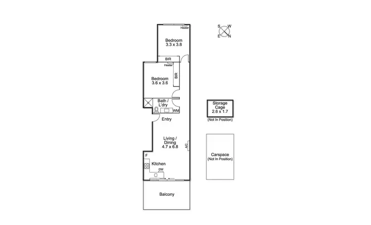 Floorplan of Homely apartment listing, 13/655 Nepean Highway, Brighton East VIC 3187