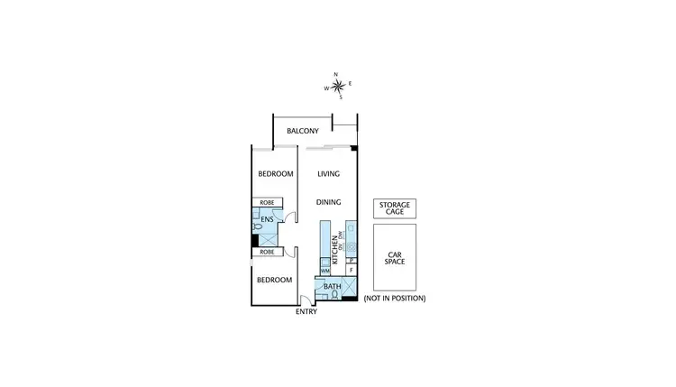 Floorplan of Homely apartment listing, 103/3 Cartmell Street, Heidelberg VIC 3084