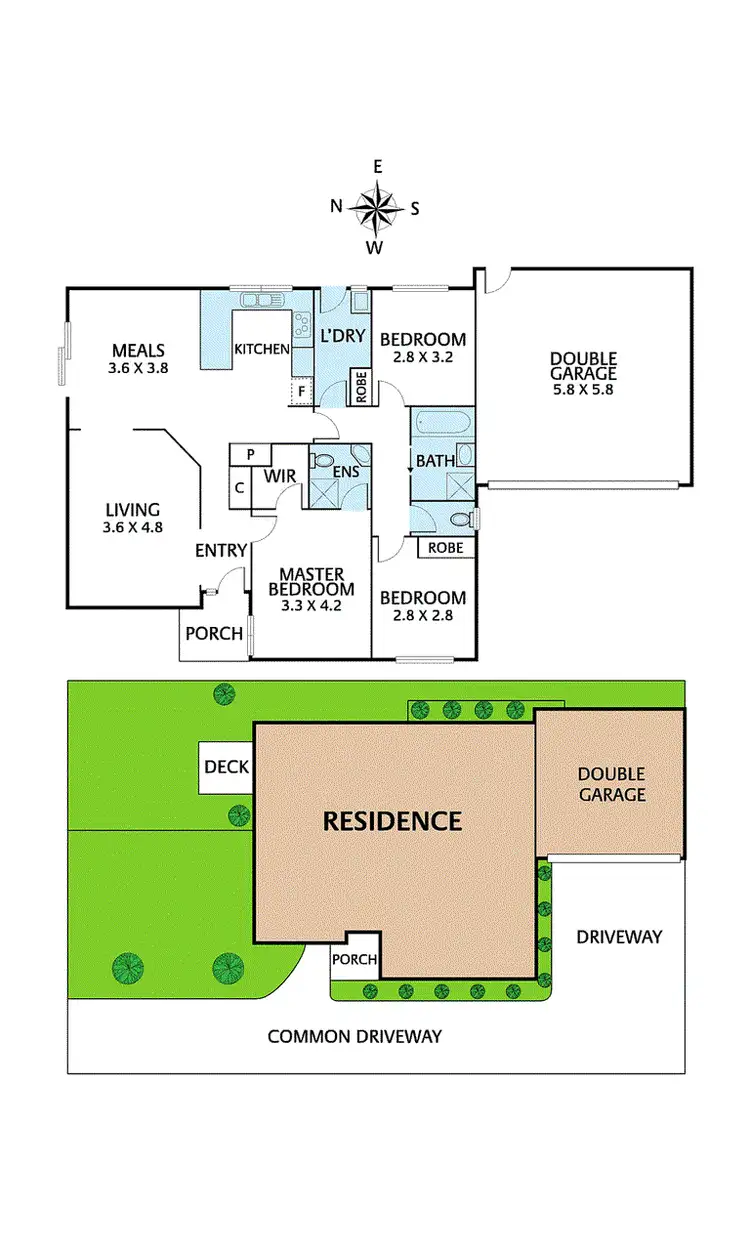 Floorplan of Homely unit listing, 1/32 Franklin Road, Doncaster East VIC 3109