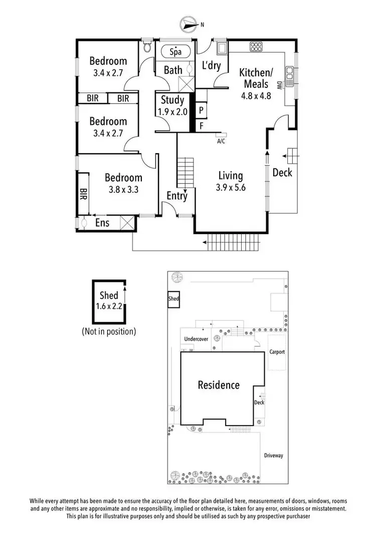 Floorplan of Homely house listing, 4 Stephanie Court, Macleod VIC 3085