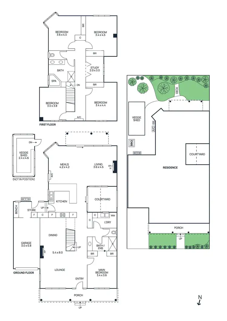 Floorplan of Homely house listing, 43 Pasco Street, Williamstown VIC 3016