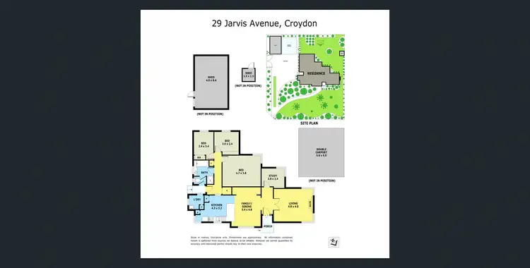 Floorplan of Homely house listing, 29 Jarvis Avenue, Croydon VIC 3136