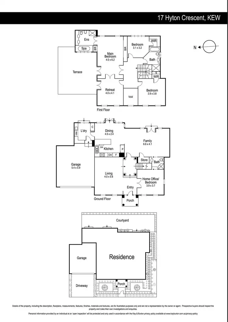 Floorplan of Homely house listing, 17 Hyton Crescent, Kew VIC 3101