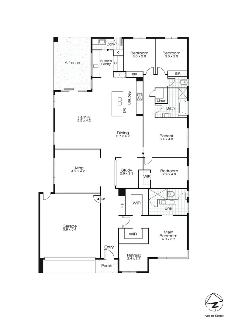 Floorplan of Homely house listing, 32 Shortridge Drive, Lucas VIC 3350