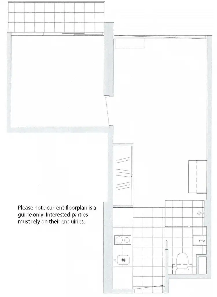 Floorplan of Homely apartment listing, 2208/181 ABeckett Street, Melbourne VIC 3000