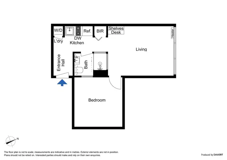 Floorplan of Homely apartment listing, 2701/181 Abeckett Street, Melbourne VIC 3000