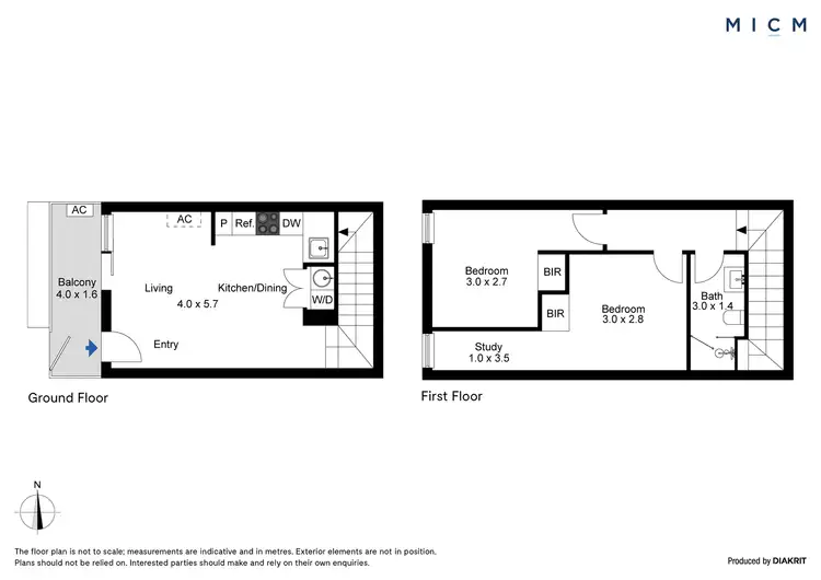 Floorplan of Homely townhouse listing, 12 Brewery Lane, Collingwood VIC 3066