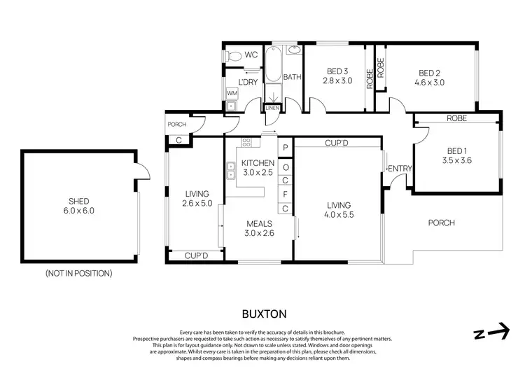Floorplan of Homely house listing, 1043 Norman Street, Wendouree VIC 3355