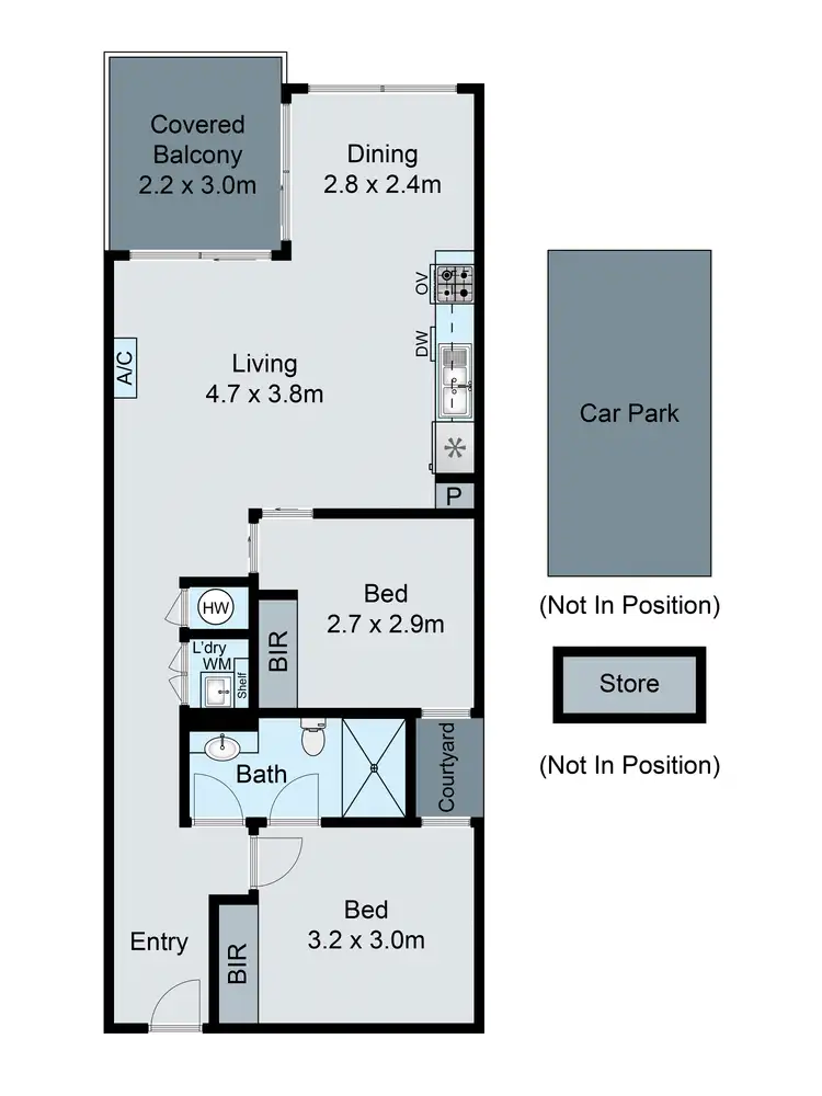 Floorplan of Homely apartment listing, 105/436-442 Huntingdale Road, Mount Waverley VIC 3149