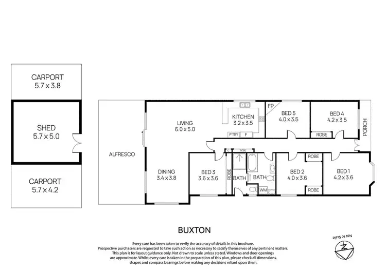 Floorplan of Homely house listing, 507 Ripon Street South, Redan VIC 3350