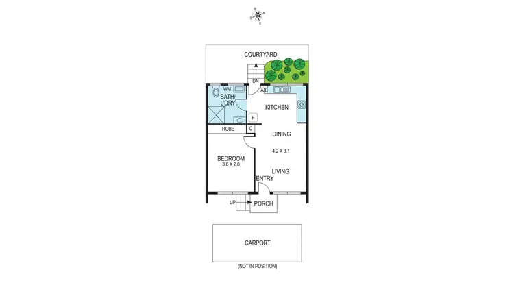 Floorplan of Homely unit listing, 4/54 Moonya Road, Carnegie VIC 3163