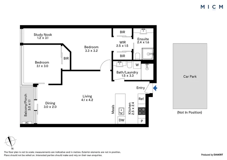 Floorplan of Homely apartment listing, 4009/151 City Road, Southbank VIC 3006