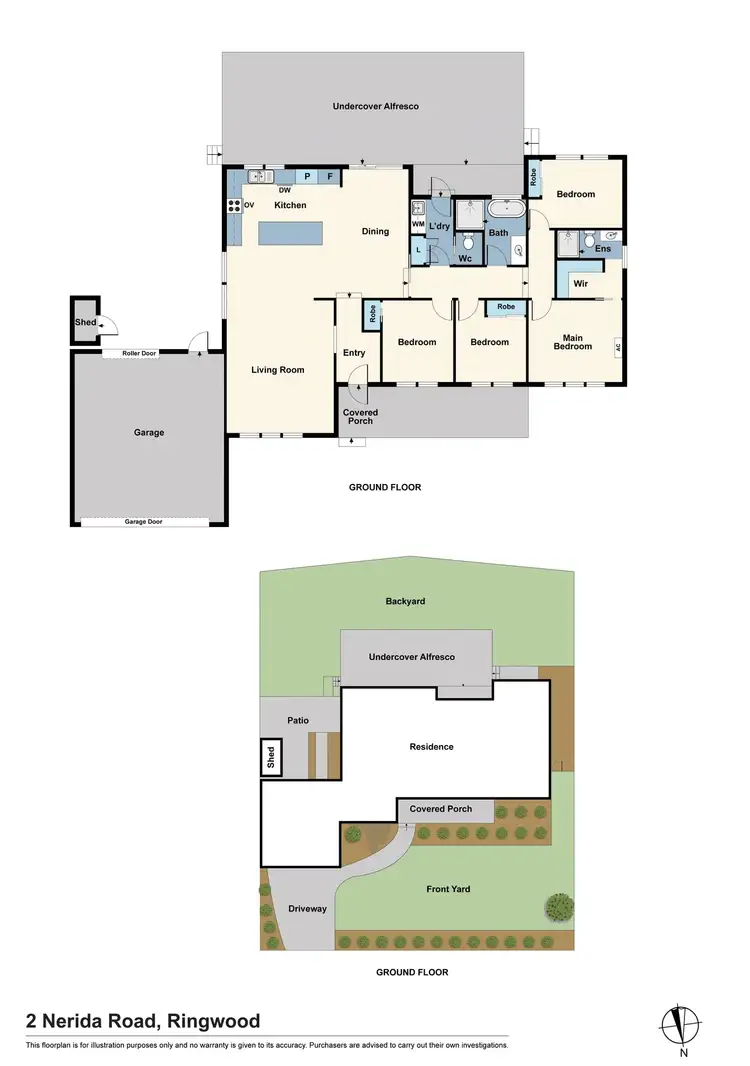 Floorplan of Homely house listing, 2 Nerida Road, Ringwood VIC 3134