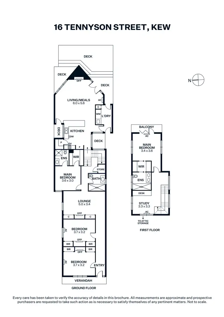 Floorplan of Homely house listing, 16 Tennyson Street, Kew VIC 3101