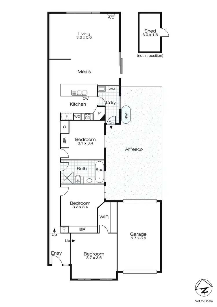 Floorplan of Homely house listing, 2/20 Inkerman Street, Newington VIC 3350