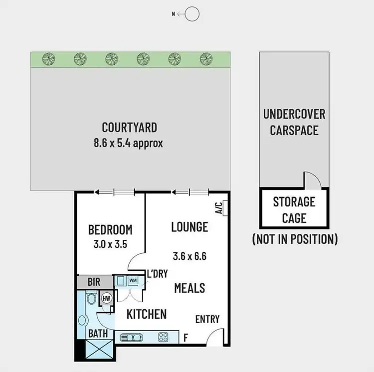 Floorplan of Homely apartment listing, 103/11 Goodson Street, Doncaster VIC 3108