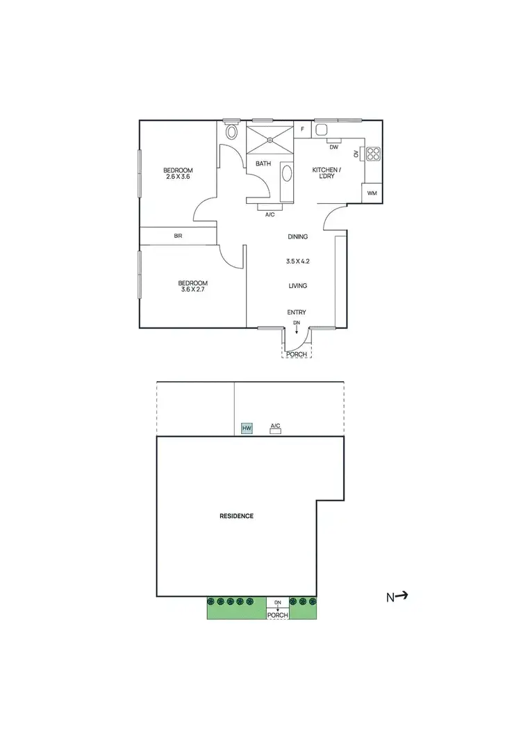 Floorplan of Homely house listing, 1/68 Kororoit Creek Road, Williamstown North VIC 3016
