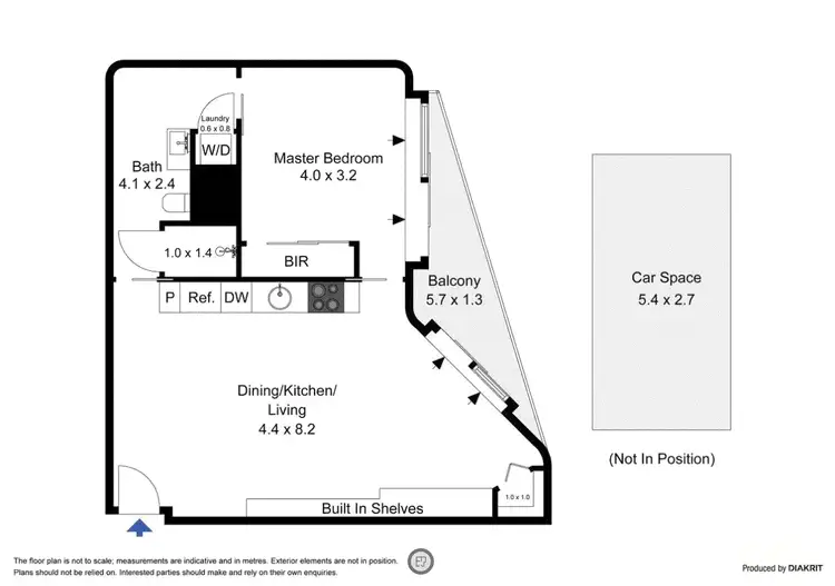 Floorplan of Homely apartment listing, 714/300 Swanston Street, Melbourne VIC 3000