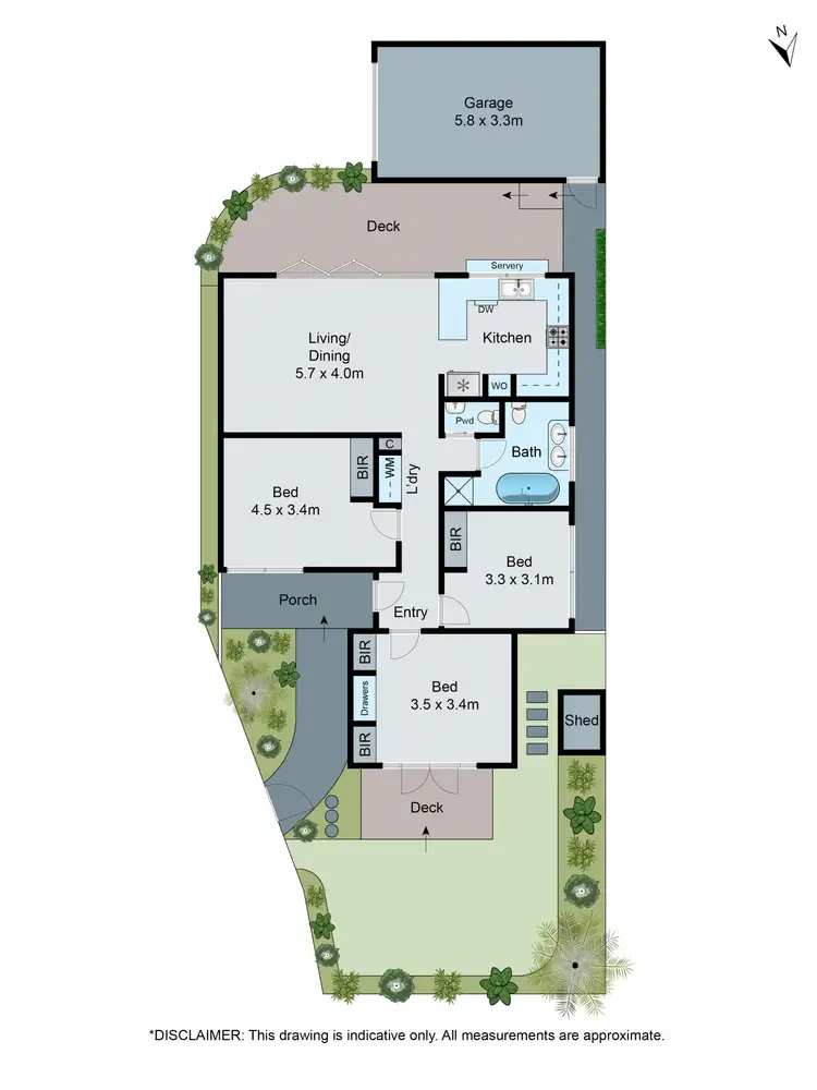 Floorplan of Homely unit listing, 1/32 Strelden Avenue, Oakleigh East VIC 3166
