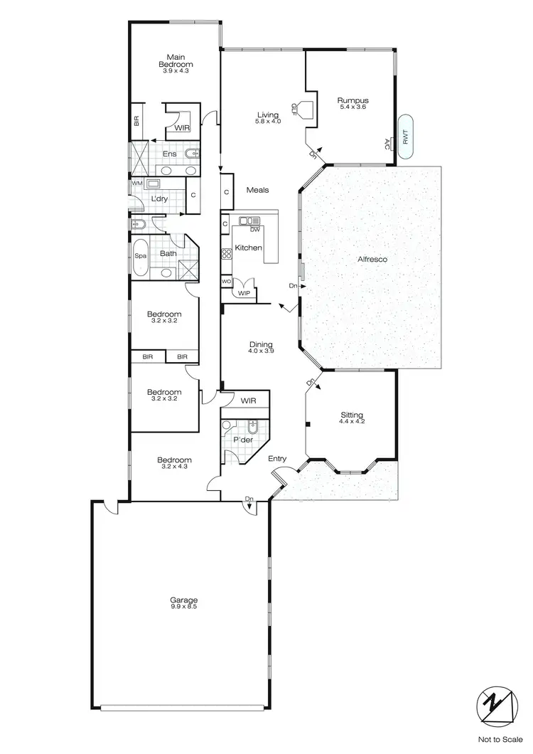 Floorplan of Homely house listing, 32 Fairway Court, Invermay Park VIC 3350