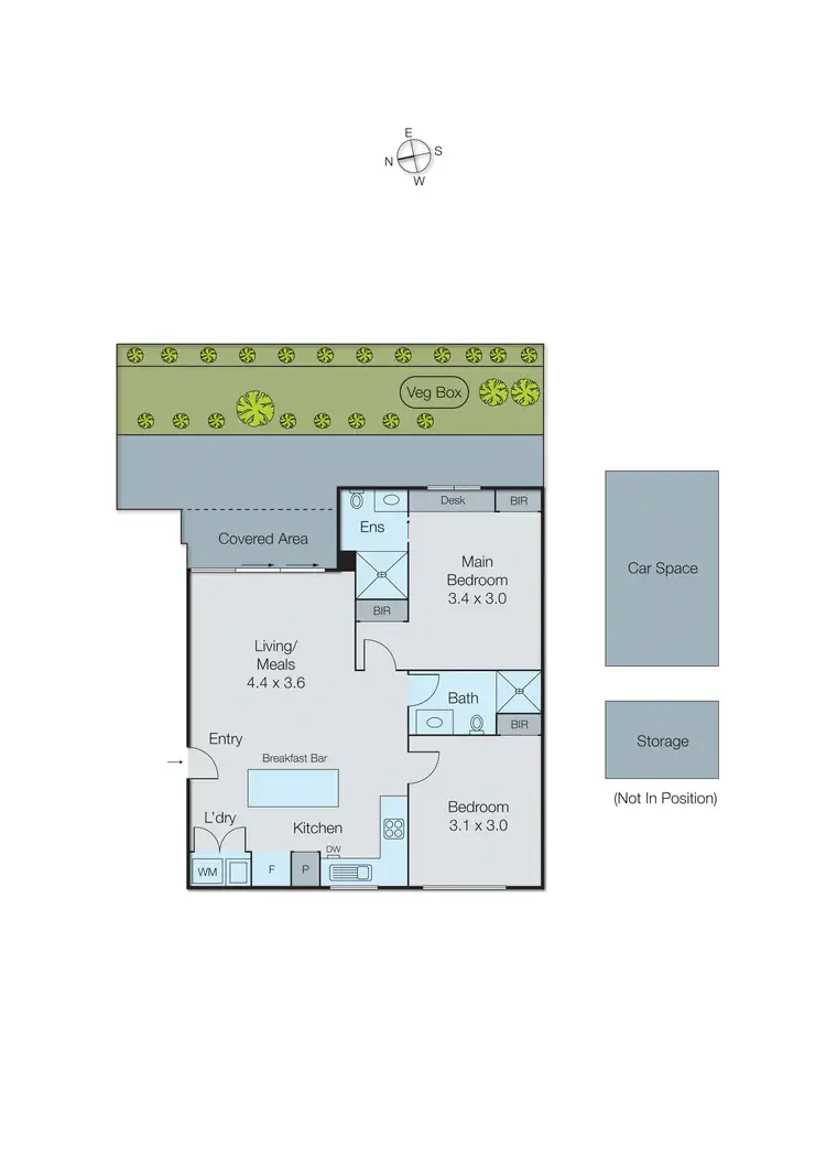 Floorplan of Homely apartment listing, 4/123 Balcombe Road, Mentone VIC 3194