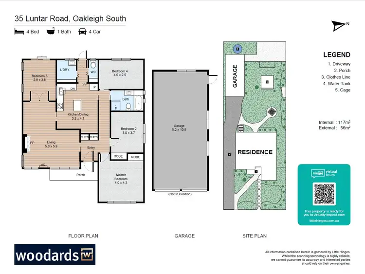 Floorplan of Homely apartment listing, 35 Luntar Road, Oakleigh South VIC 3167