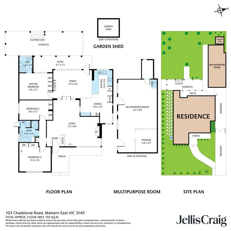 Floorplan of Homely house listing, 103 Chadstone Road, Malvern East VIC 3145