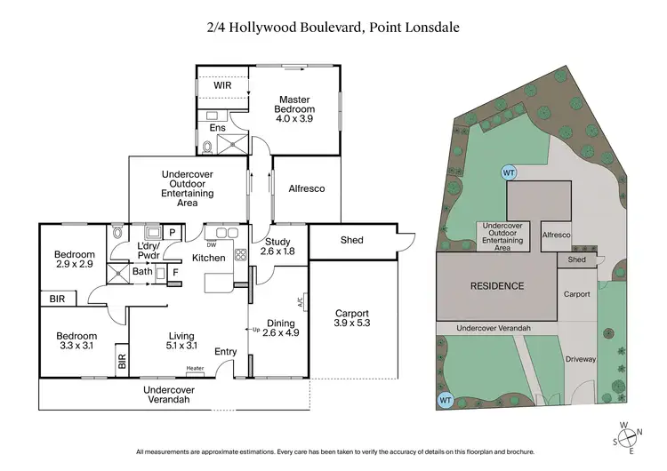 Floorplan of Homely house listing, 2/4 Hollywood Boulevard, Point Lonsdale VIC 3225