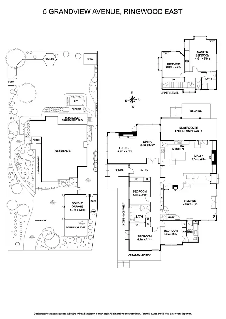 Floorplan of Homely house listing, 5 Grandview Avenue, Ringwood East VIC 3135
