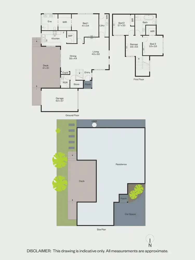 Floorplan of Homely townhouse listing, 2/22 Mountain Crescent, Mulgrave VIC 3170