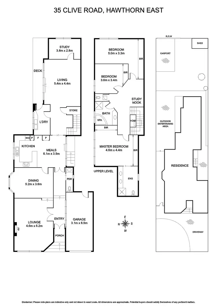 Floorplan of Homely house listing, 35 Clive Road, Hawthorn East VIC 3123