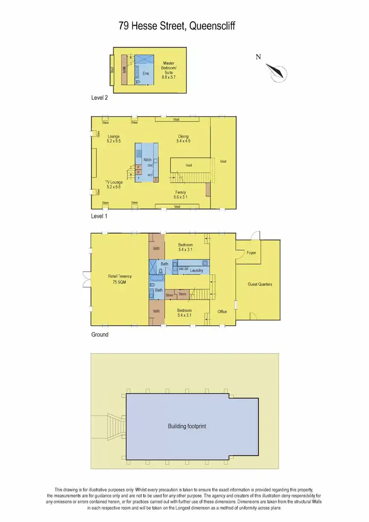 Floorplan of Homely house listing, 79 Hesse Street, Queenscliff VIC 3225