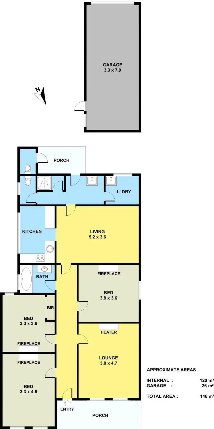 Floorplan of Homely house listing, 142 Danks  Street, Albert Park VIC 3206
