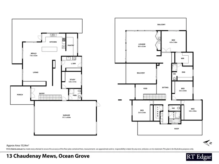Floorplan of Homely house listing, 13 Chaudenay Mews, Ocean Grove VIC 3226