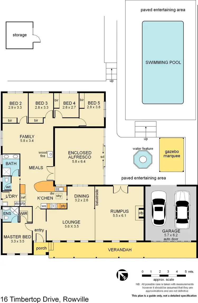 Floorplan of Homely house listing, 16 Timbertop Drive, Rowville VIC 3178