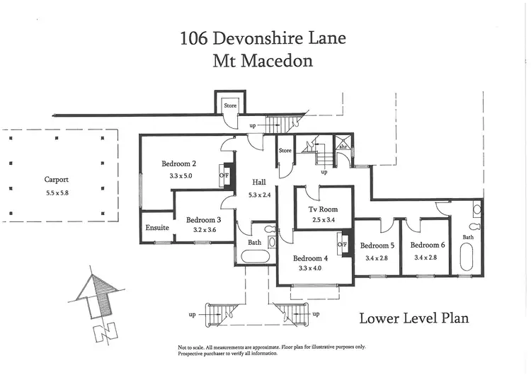 Floorplan of Homely house listing, 106 Devonshire Lane, Mount Macedon VIC 3441