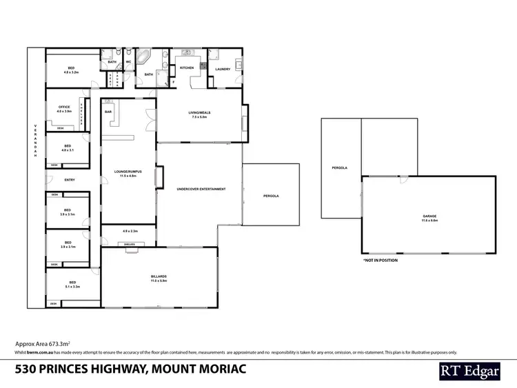 Floorplan of Homely rural property listing, 530 Princes Highway, Waurn Ponds VIC 3216