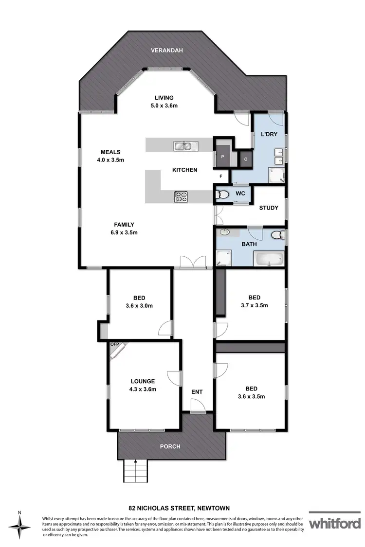 Floorplan of Homely house listing, 82 Nicholas Street, Newtown VIC 3220