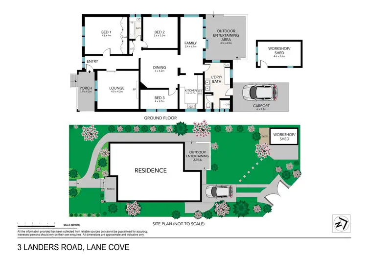Floorplan of Homely house listing, 3 Landers Road, Lane Cove NSW 2066