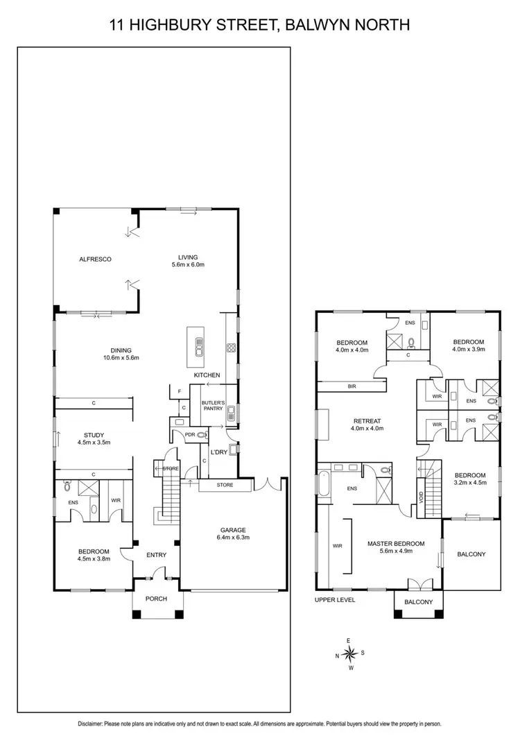 Floorplan of Homely house listing, 11 Highbury Street, Balwyn North VIC 3104