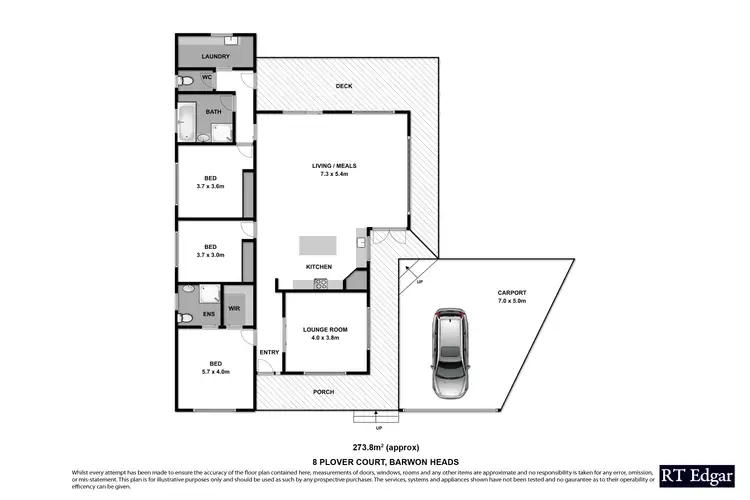 Floorplan of Homely house listing, 8 Plover Court, Barwon Heads VIC 3227