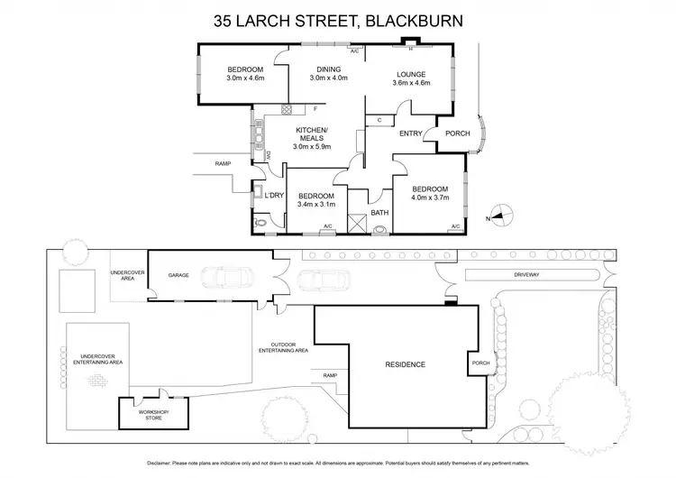 Floorplan of Homely house listing, 35 Larch Street, Blackburn VIC 3130
