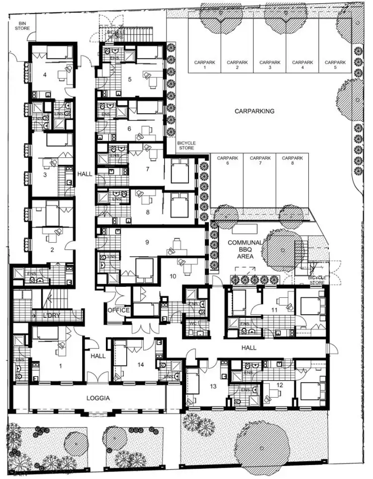 Floorplan of Homely apartment listing, G06/1-5 Donald Street, Prahran VIC 3181
