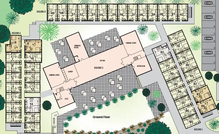 Floorplan of Homely studio listing, 64B/116-130 Main Drive, Macleod VIC 3085