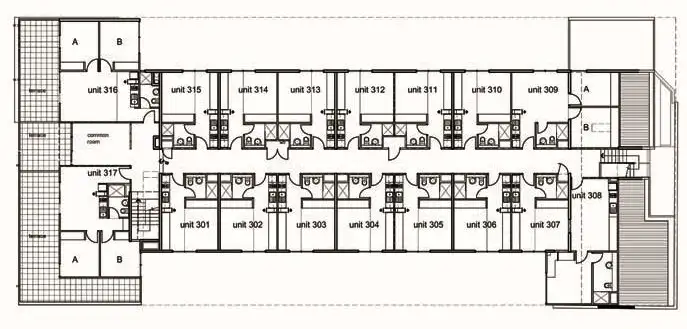 Floorplan of Homely studio listing, 311/141 Waverley Road, Malvern East VIC 3145