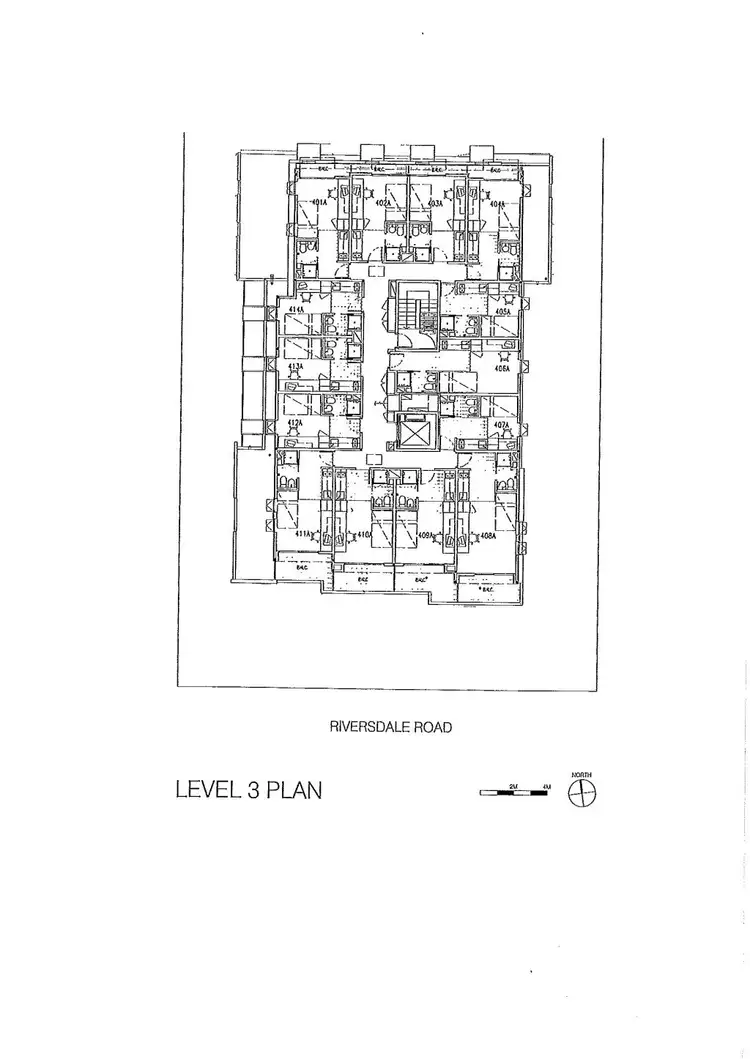 Floorplan of Homely apartment listing, 412A/71 Riversdale Road, Hawthorn VIC 3122