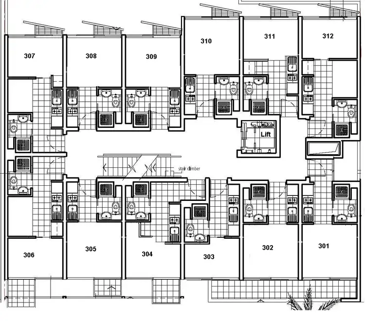 Floorplan of Homely studio listing, 311/32 St Edmonds Road, Prahran VIC 3181